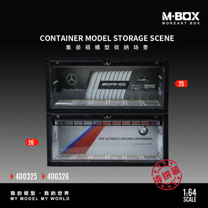 MoreArt M BOX 1/64 Container Model Storage Scene Diorama with LED Light- M Performance Edition