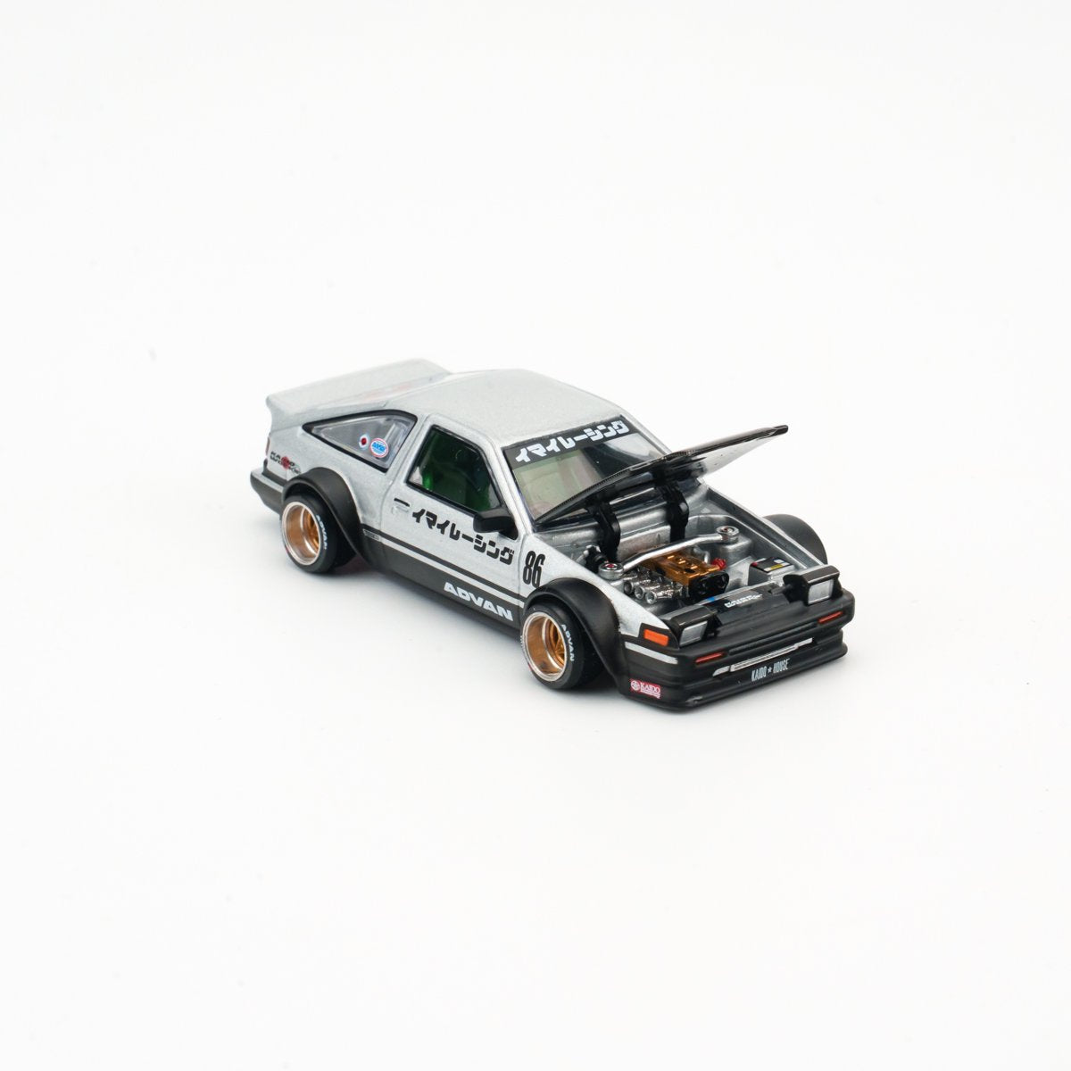 Mini GT x KAIDOHOUSE 1:64 Toyota AE86 Sprinter Trueno Kaido Street V2 (KHMG218)