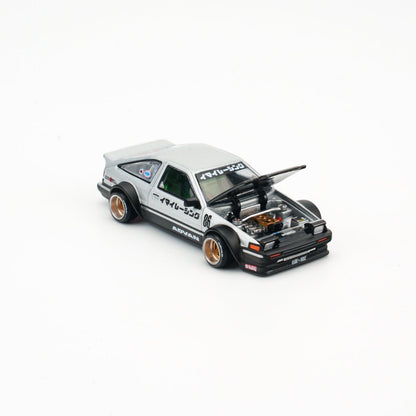 Mini GT x KAIDOHOUSE 1:64 Toyota AE86 Sprinter Trueno Kaido Street V2 (KHMG218)