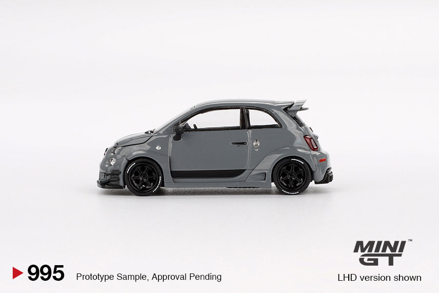 Mini GT 1:64 Abarth 595 LB-WORKS x Abas Works Grey (MGT00995-CH)