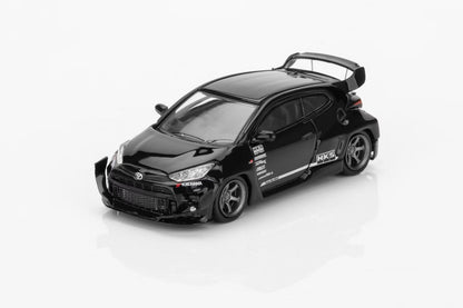 Fuji 1:64 Toyota GR Yaris Pandem Rocket Bunny Wide Body Hot Hatch HKS Black Limited 499 Pieces
