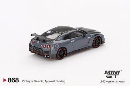 Mini GT 1:64 Nissan GT-R Nismo 2024 NISMO Stealth Gray (MGT00868-CH)