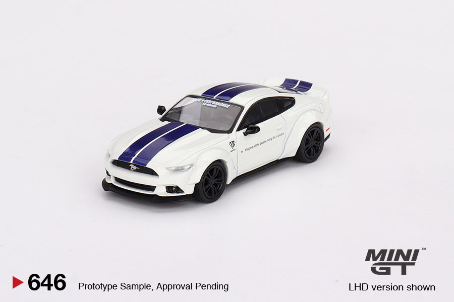 Mini GT 1:64 FORD MUSTANG GT LB-WORKS White LHD (MGT00646-CH)