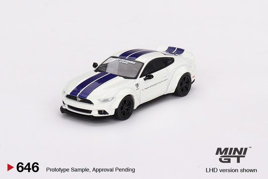 Mini GT 1:64 FORD MUSTANG GT LB-WORKS White LHD (MGT00646-CH)