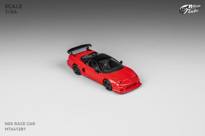 Micro Turbo 1:64 Honda NSX NA1 Race Car Classic Red Limited 999 Pieces (Folding Head Lights + Openable Engine Hood + Removable Detailed Engine)