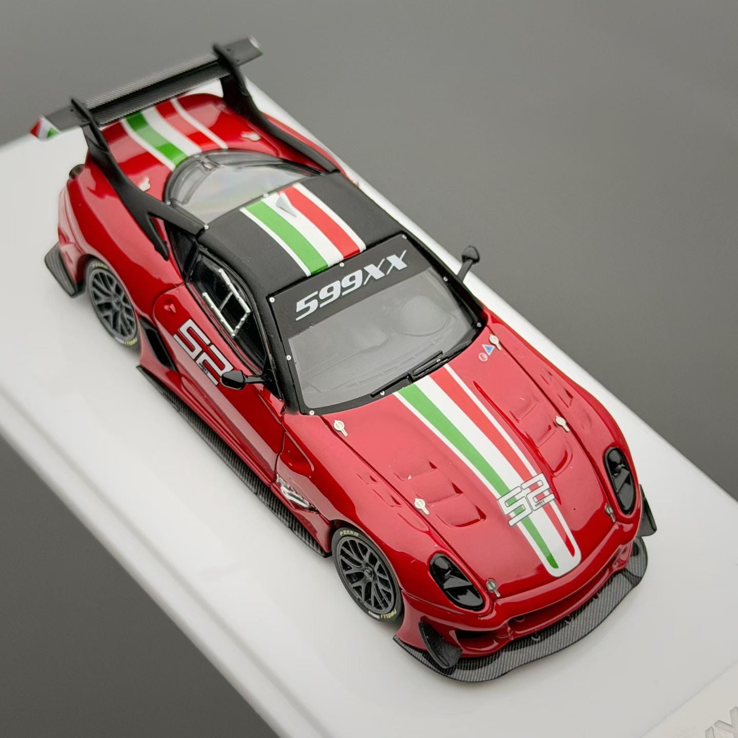 SK Model 1:64 Ferrari 599XX EVO Circuit Edition - #52 Standard Red in Premium Box Packaging