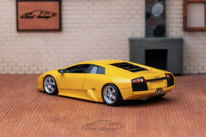 [Premium Resin Model] Car Lounge 1:64 Lambroghini Murcielago LP640 Coupe Giallo Orion Yellow Premium Box Packaging Limited 599 Pieces