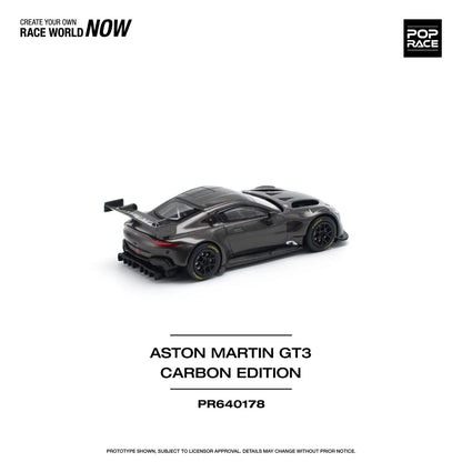 Pop Race 1:64 Aston Martin Vantage GT3 Carbon Edition (PR640178)