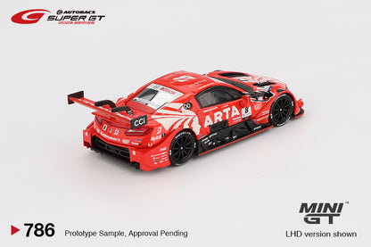 Mini GT 1:64 Honda NSX-GT "Type S" GT500 #8 "ARTA MUGEN NSX-GT " ARTA 2023 SUPER GT Series in Blister Packaging (MGT00786-BL)