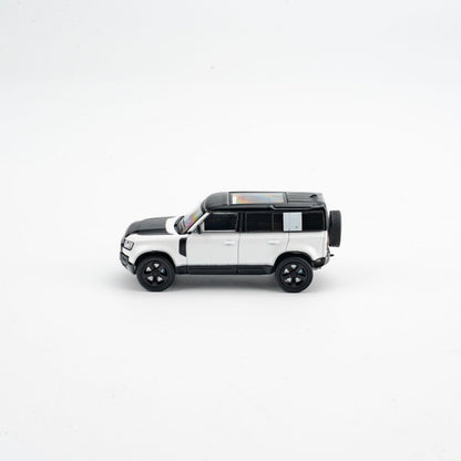 GCD X Enchery 1:64 Land Rover Defender 110 Black White Panda LHD