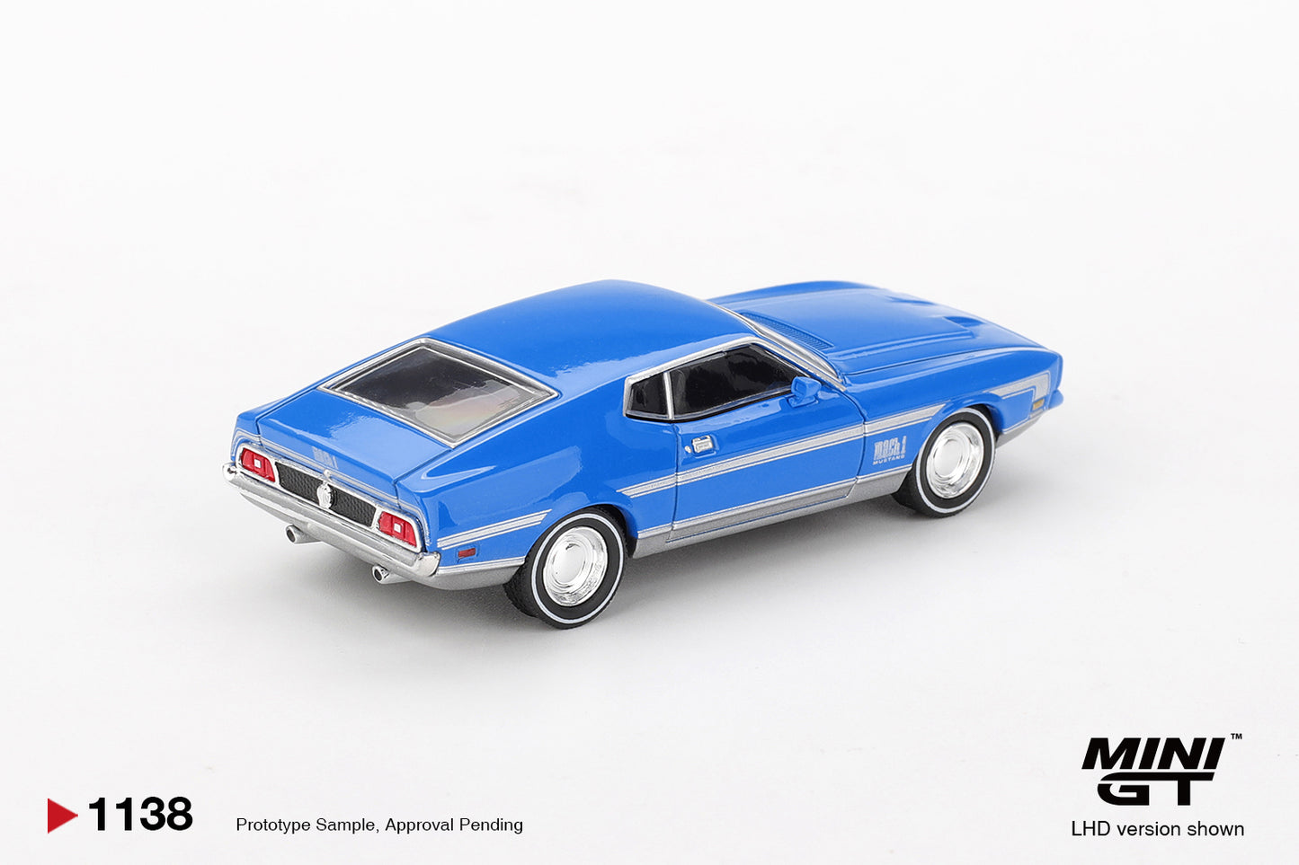 Mini GT 1:64 Ford Mustang Mach 1 Grabber Blue (MGT01138-CH)