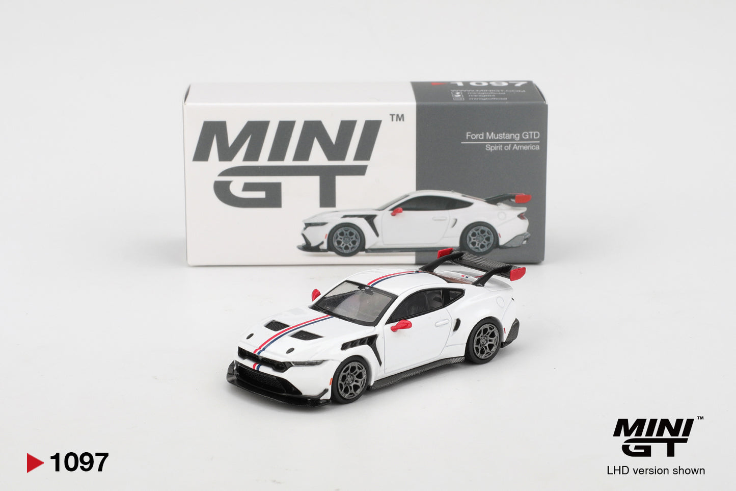 Mini GT 1:64 Ford Mustang GTD Spirit of America (MGT01097-CH)
