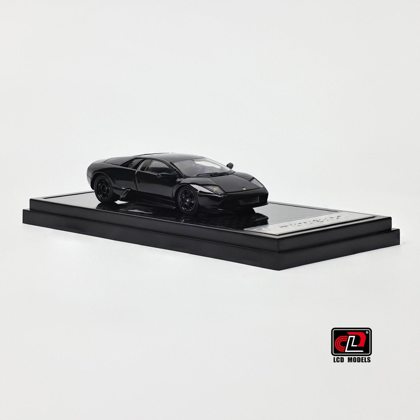 LCD 1:64 Lamborghini Murcielago Black Openable Engine Hood with Detailed Engine Lamborghini Official Licensed