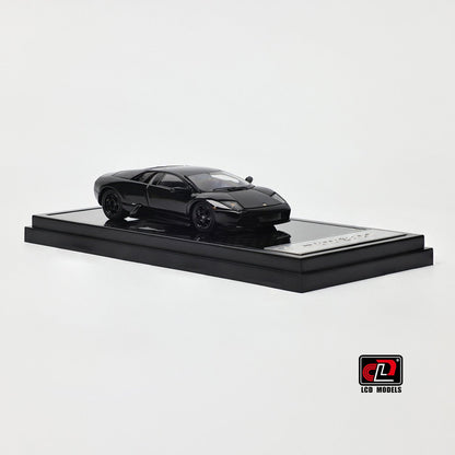 LCD 1:64 Lamborghini Murcielago Black Openable Engine Hood with Detailed Engine Lamborghini Official Licensed