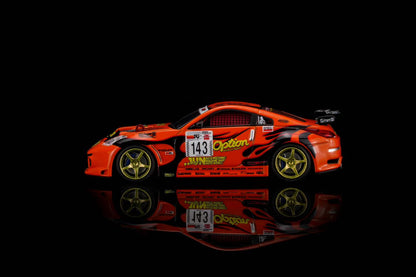 Motorhelix X Mr. Hiro X Option 1:64 Nissan Fairlady Z "Option Stream Z" 02 Orange Official Licensed