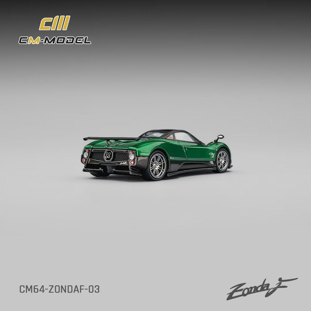 CM Model 1:64 Pagani Zonda F Metallic Emerald Green Pagani Official Licensed