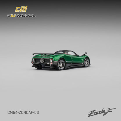 CM Model 1:64 Pagani Zonda F Metallic Emerald Green Pagani Official Licensed