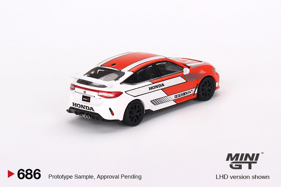Mini GT 1:64 Honda Civic TYPE R 2023 Pace Car Red LHD (MGT00686-CH)