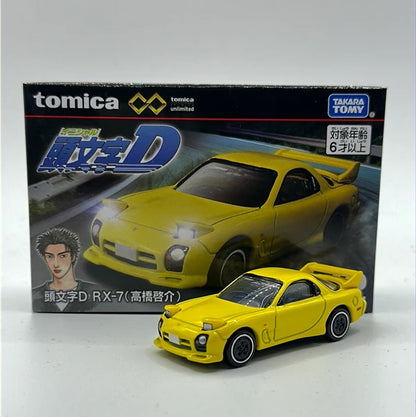 Tomica PREMIUM Unlimited Mazda Initial D RX-7 (Takahashi Keisuke) Folding Headlights No.12