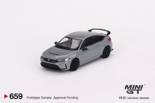 Mini GT 1:64 Honda Civic Type R Sonic Gray Pearl 2023 (MGT00659-CH)
