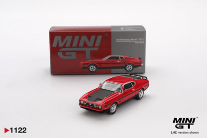 Mini GT 1:64 Ford Mustang Mach1 1971 Race Red (MGT01122-CH)