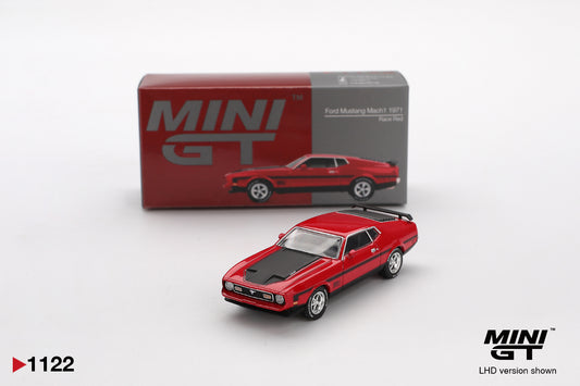 Mini GT 1:64 Ford Mustang Mach1 1971 Race Red (MGT01122-CH)