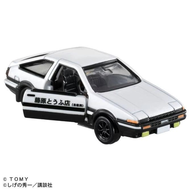 Tomica Premium Unlimited Toyota INITIAL D AE86 Trueno (FUJIWARA TAKUMI) Openable Doors No.01