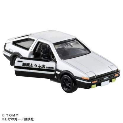 Tomica Premium Unlimited Toyota INITIAL D AE86 Trueno (FUJIWARA TAKUMI) Openable Doors No.01