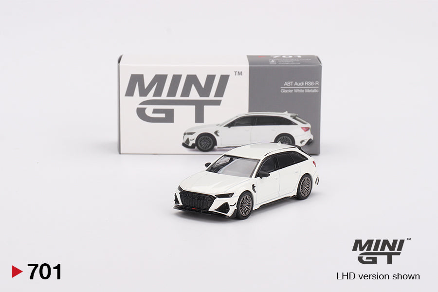 Mini GT 1:64 Audi ABT RS6-R Glacier White Metallic LHD (MGT00701-R)
