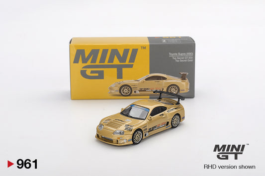 Mini GT 1:64 Toyota Supra (A80) Top Secret GT-300 Top Secret Gold (MGT00961-CH)