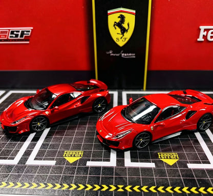 HG 1:64 488 Pista Coupe Metallic Red