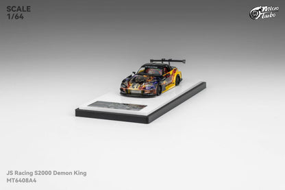 Micro Turbo 1:64 Honda S2000 Demon King AP1 J's Racing Custom China APA XOP 2025 Special Edition (Openable Engine Hood + Removable Engine + Magnetic Removable Wing)