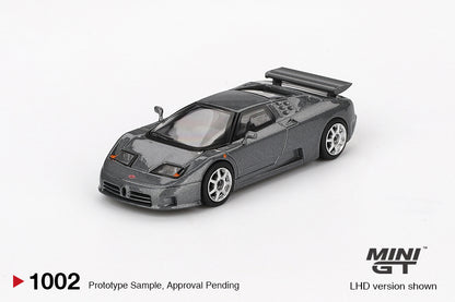 Mini GT 1:64 Bugatti EB110 Super Sport Grigio Scuro (MGT01002-CH)