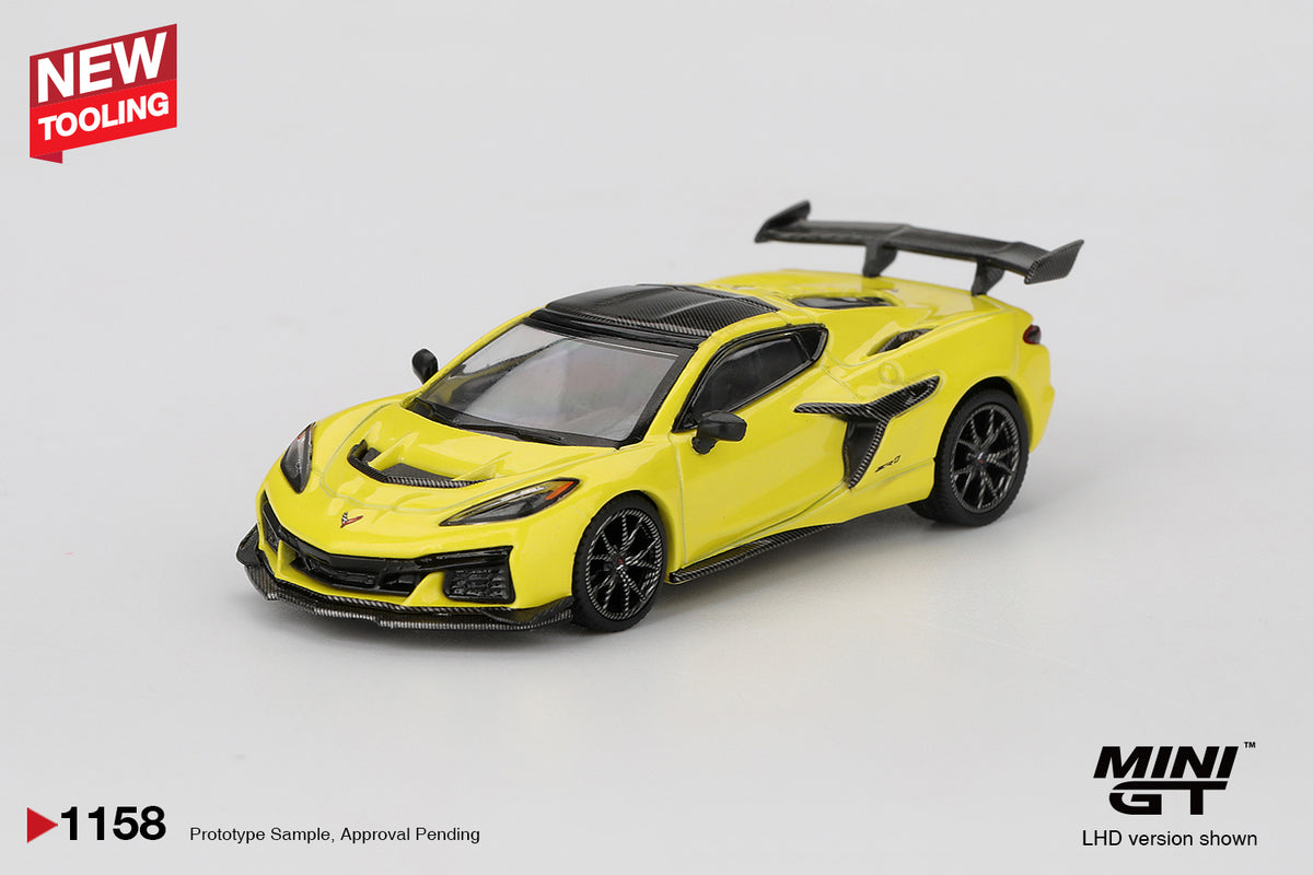 Mini GT 1:64 Chevrolet Corvette ZR1 Accelerate Yellow (MGT01158-CH)