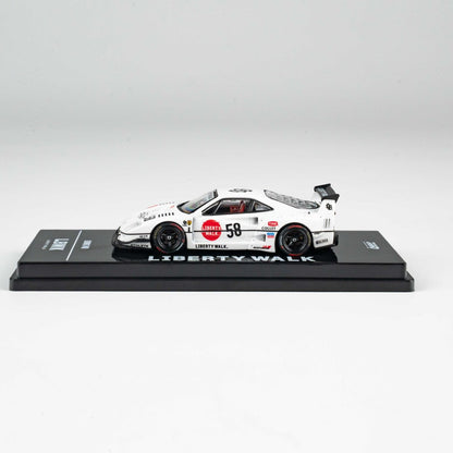 INNO64 1:64 LBWK F40 COLLET White in Premium Box Packaging (Chance of a Red Chase Car) (IN64-LBWKF40-COLLET)