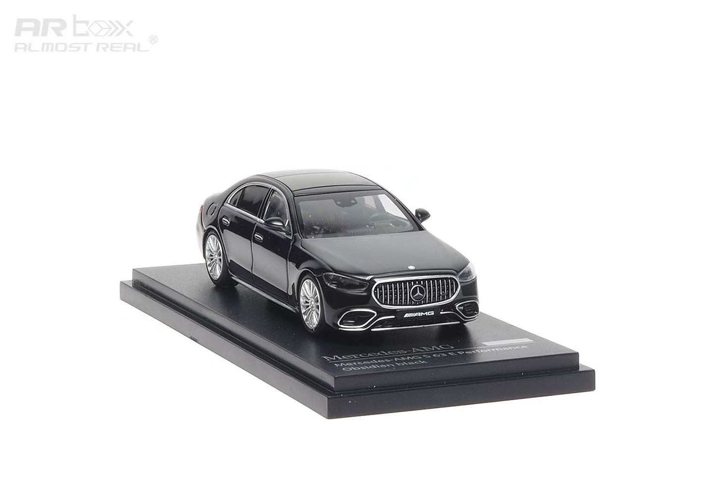 AR Box 1:64 Mercedes Benz S Class MK7 W223 AMG S63 E-Performance 2023 Edition Obsidian Black Official Licensed