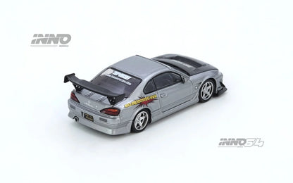 INNO64 1:64 Nissan TOP SECRET Silvia (S15) Silver (IN64-S15TS-SIL)