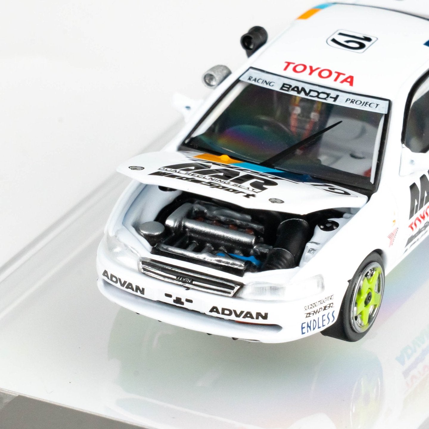 BMC BM Creations 1:64 Toyota Levin 101 JTC 1993 TRUST 92 Macau (Hong Kong Toys"R"Us Exclusive Edition)