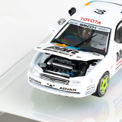 BMC BM Creations 1:64 Toyota Levin 101 JTC 1993 TRUST 92 Macau (Hong Kong Toys"R"Us Exclusive Edition)