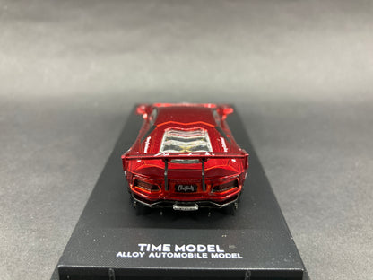 Time Micro 1/64 Lamborghini Aventador LP 700 Christmas Edition Red