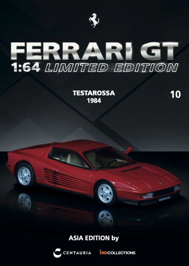 CENTAURIA x IXO COLLECTIONS FERRARI GT 1:64 Magazine ASIA EDITION - FERRARI TESTAROSSA 1984 (English Version)