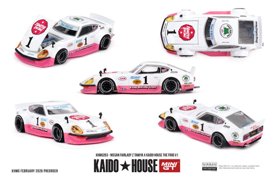 Mini GT x KAIDOHOUSE 1:64 Nissan Fairlady Z TAMIYA x KAIDO HOUSE "The FROG" V1 (KHMG263)