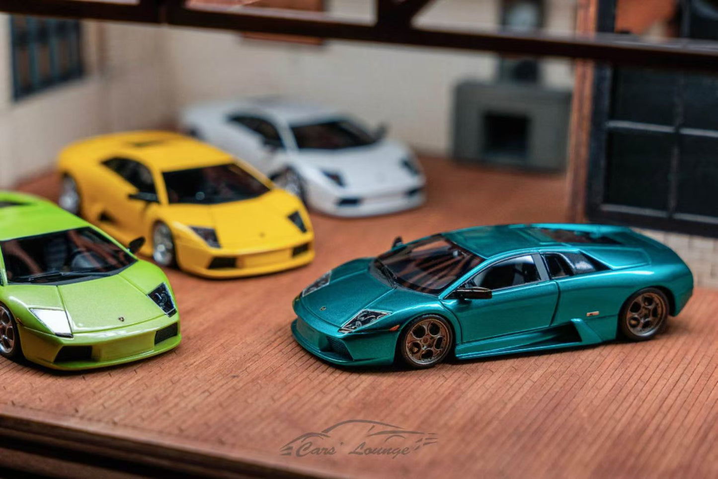 [Premium Resin Model] Car Lounge 1:64 Lambroghini Murcielago LP640 Coupe Balloon White Premium Box Packaging Limited 599 Pieces