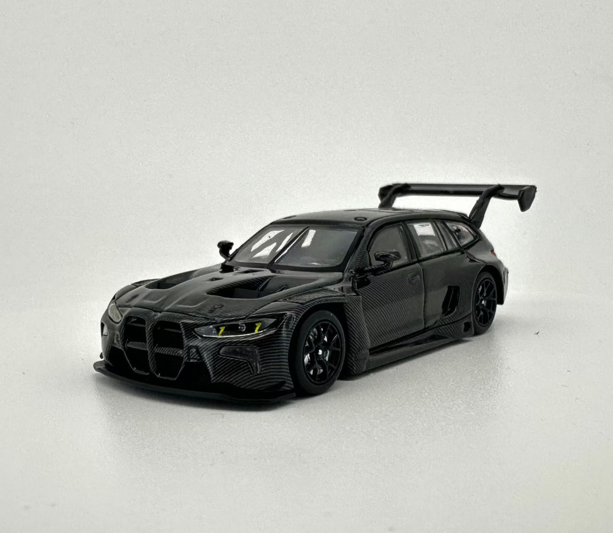 JICAR 1:64 M3 G81 Wagon Touring 24h Nurburgring Full Carbon Black in Premium Box Packaging
