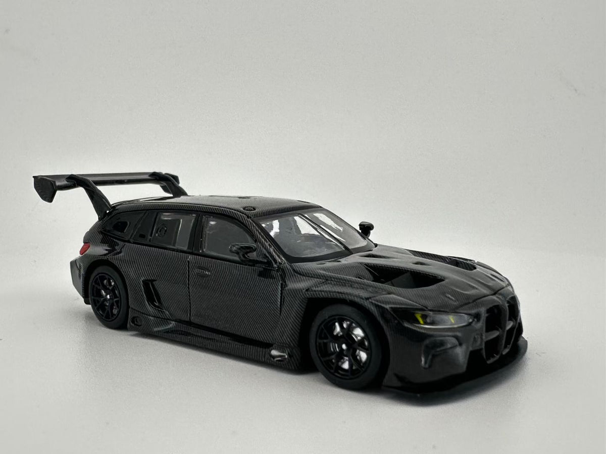 JICAR 1:64 M3 G81 Wagon Touring 24h Nurburgring Full Carbon Black in Premium Box Packaging