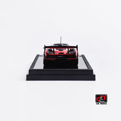 LCD 1:64 McLaren Senna GTR Red White McLaren Official Licensed