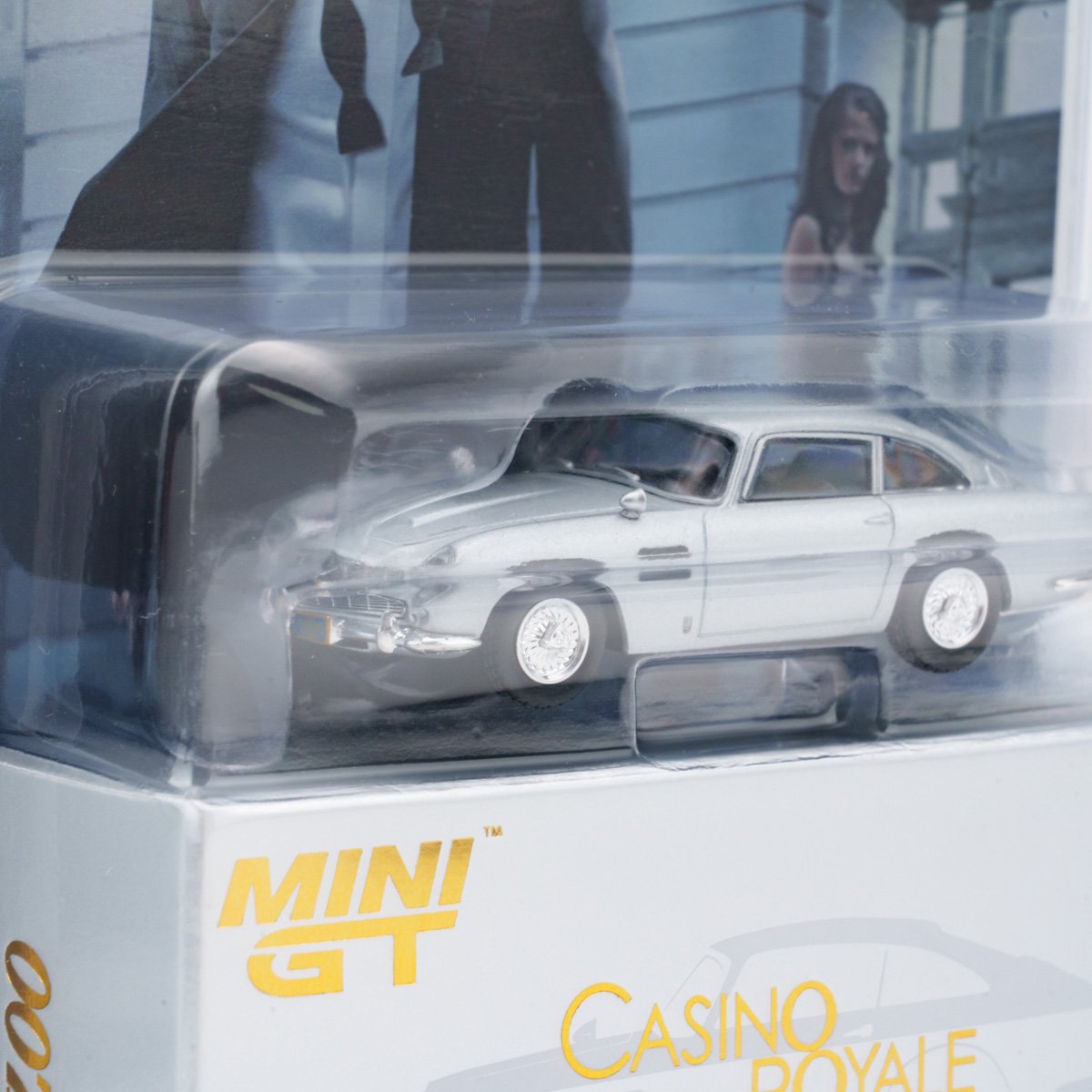 Mini GT 1:64 Aston Martin DB5 “Casino Royale” in Blister Packaging English Version (MGT00909-007E)