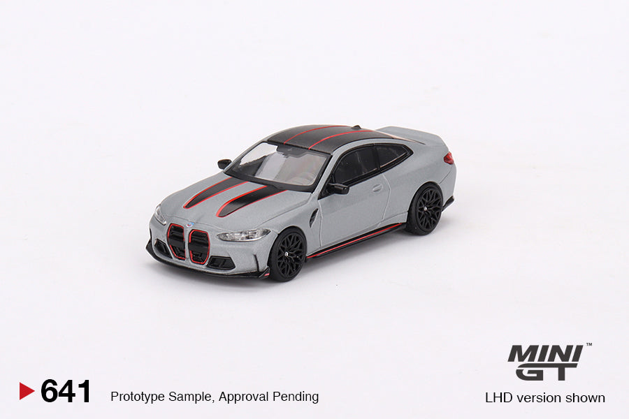 Mini GT 1:64 BMW M4 CSL Frozen Brooklyn Grey Metallic LHD (MGT00641-CH)