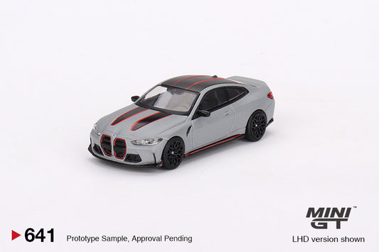 Mini GT 1:64 BMW M4 CSL Frozen Brooklyn Grey Metallic LHD (MGT00641-CH)