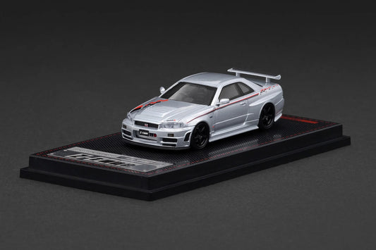 Ignition Model 1:64 Nissan Skyline GT-R R34 Nismo Z-Tune Silver (IG3840)
